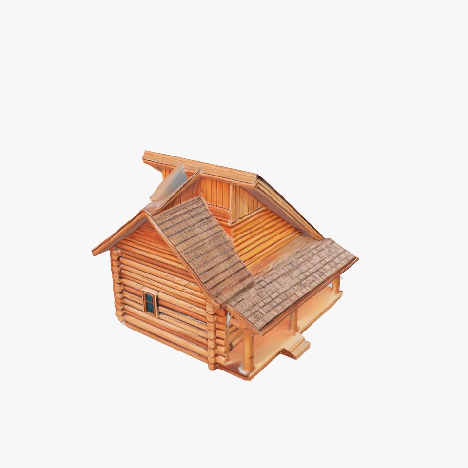 Rustic Log Cabin model pack