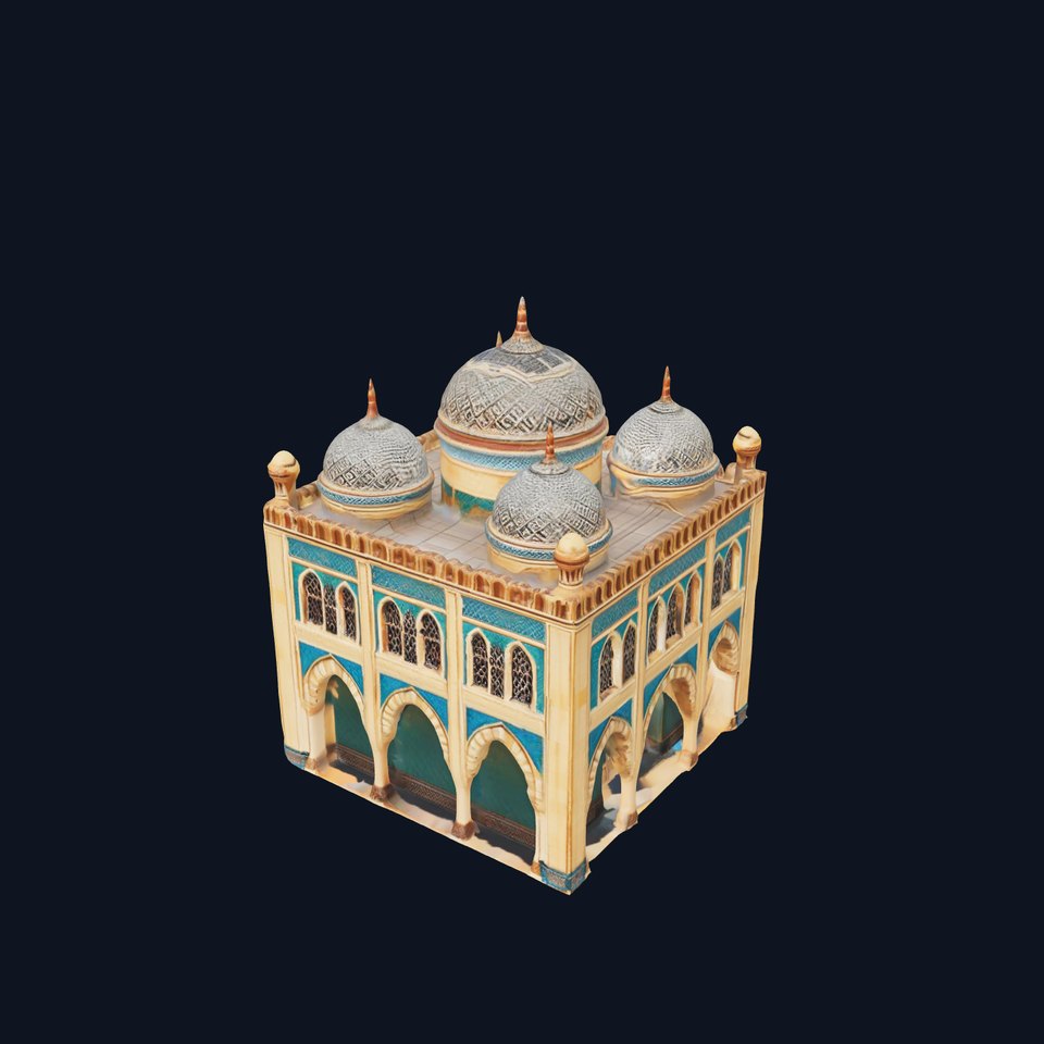Elegant Mosque Architecture model pack