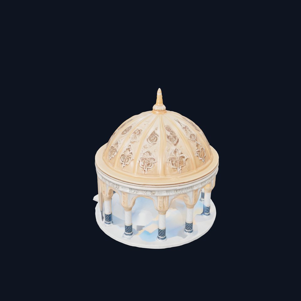Ornate Pavilion Dome model pack