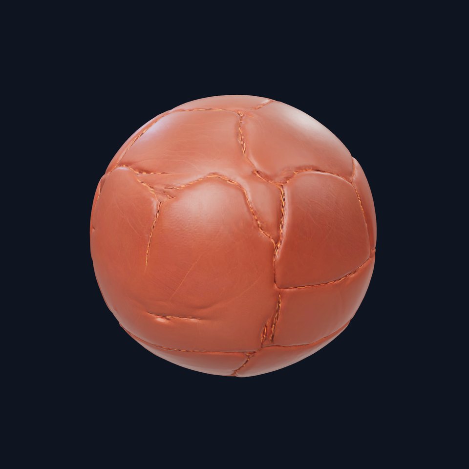 Vintage Leather Football model pack
