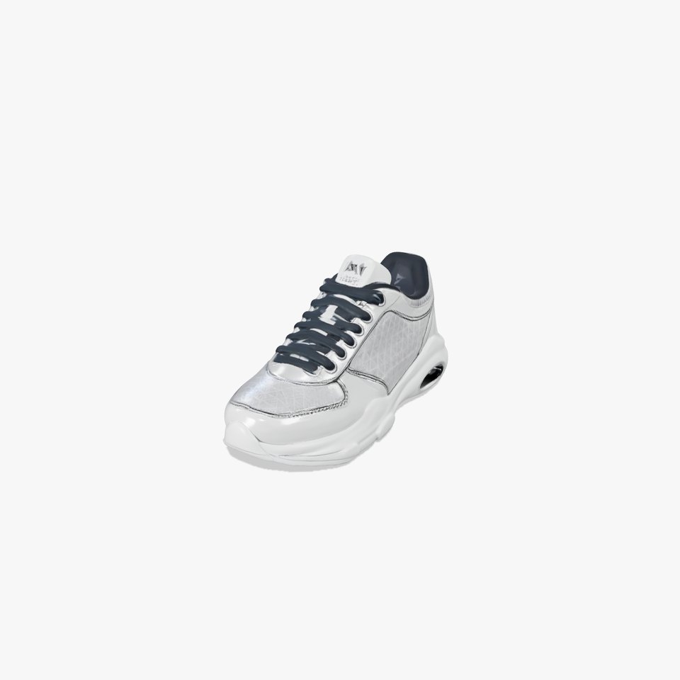 Silver Athletic Sneaker model pack