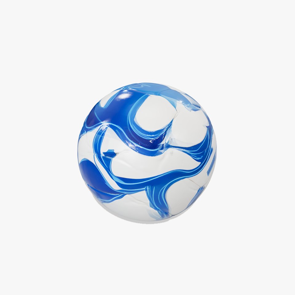 Blue Swirl Soccer Ball model pack