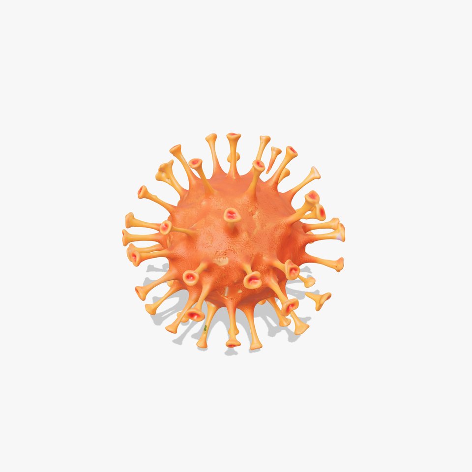 Orange Virus Structure model pack