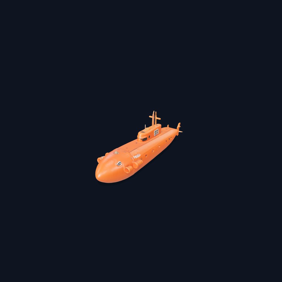 Orange Submarine model pack