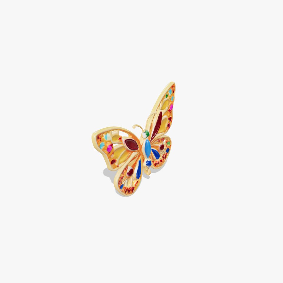 Colorful Gem Butterfly model pack