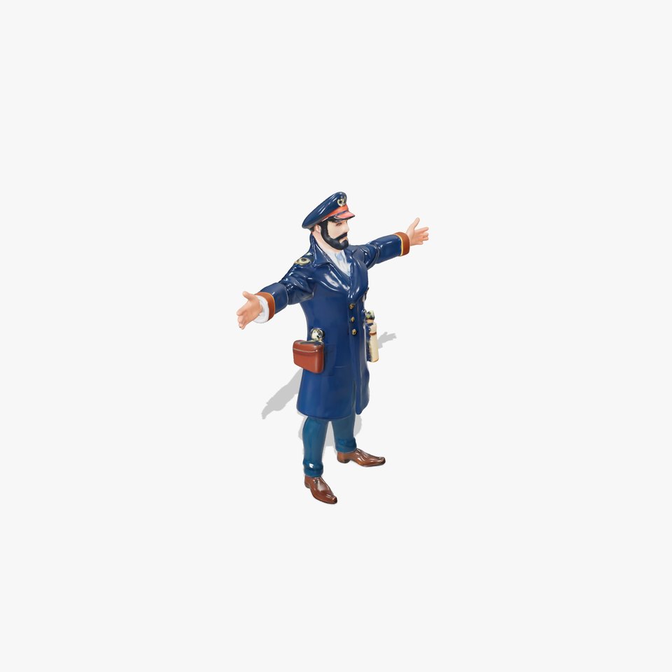 Navy Captain Uniform model pack