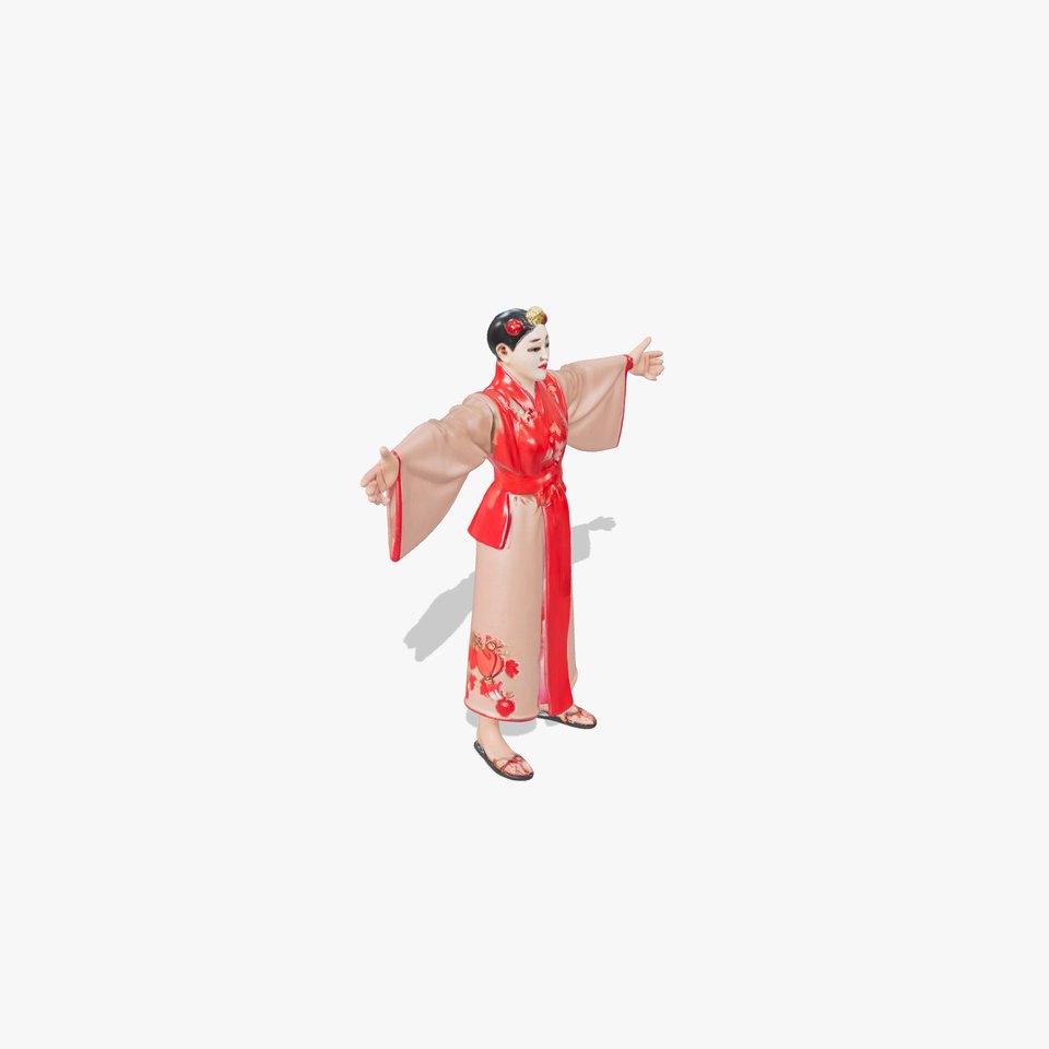 Traditional Kimono model pack