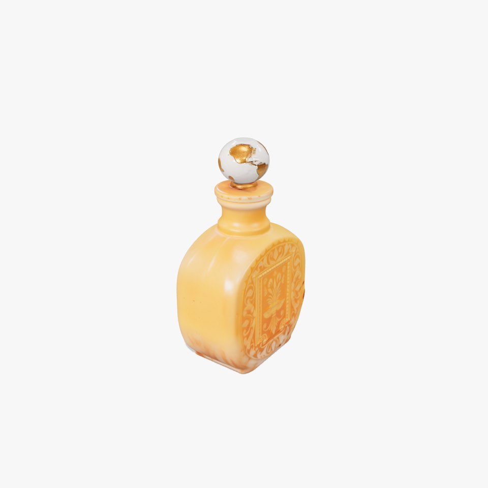 Ornate Amber Bottle model pack