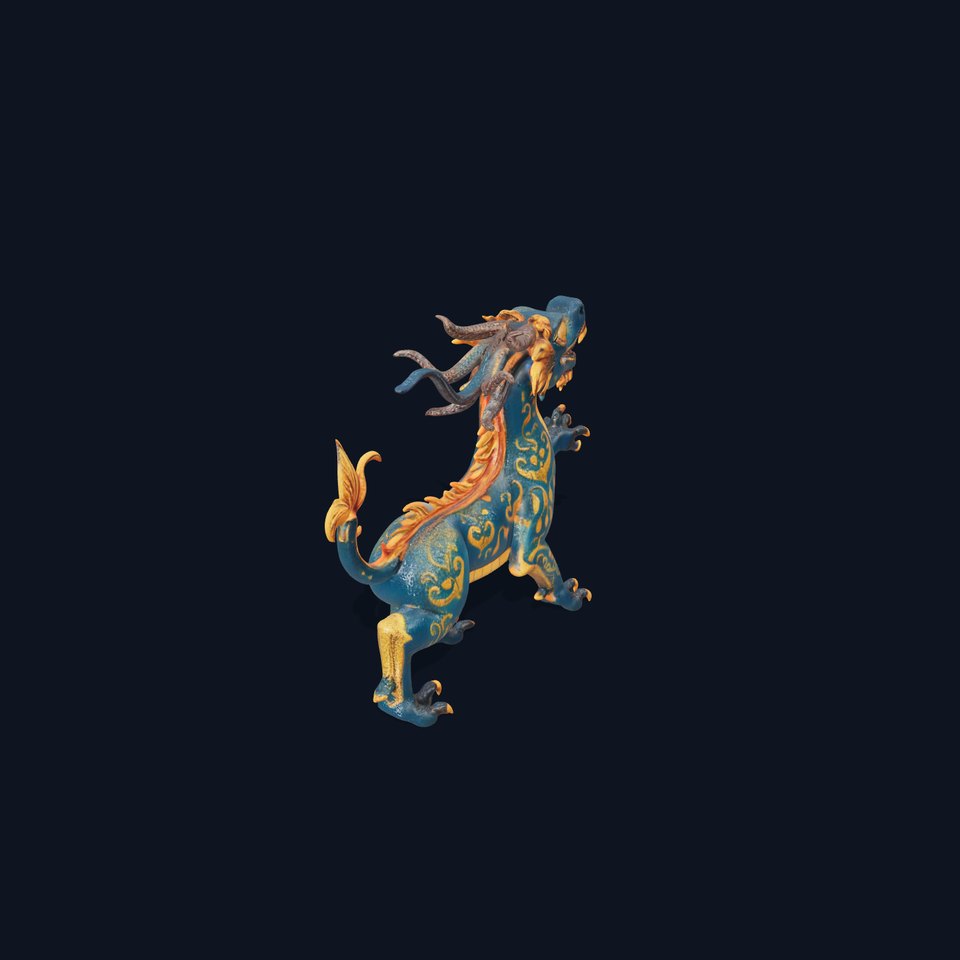 Mystic Azure Dragon model pack