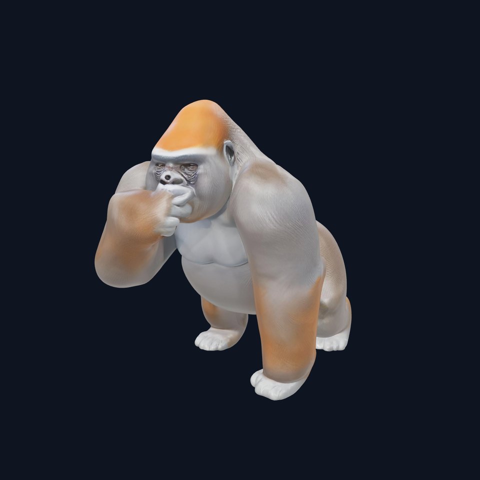 Realistic Gorilla model pack