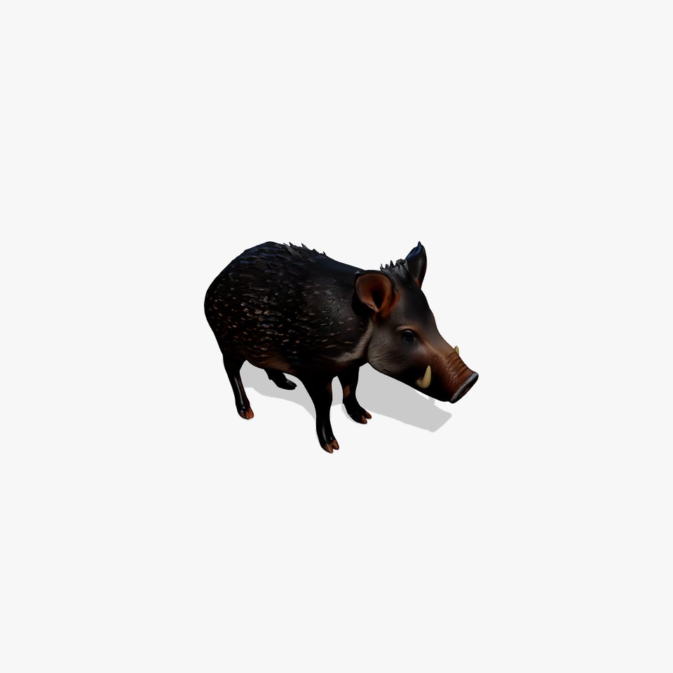 Spotted Boar Creature model pack