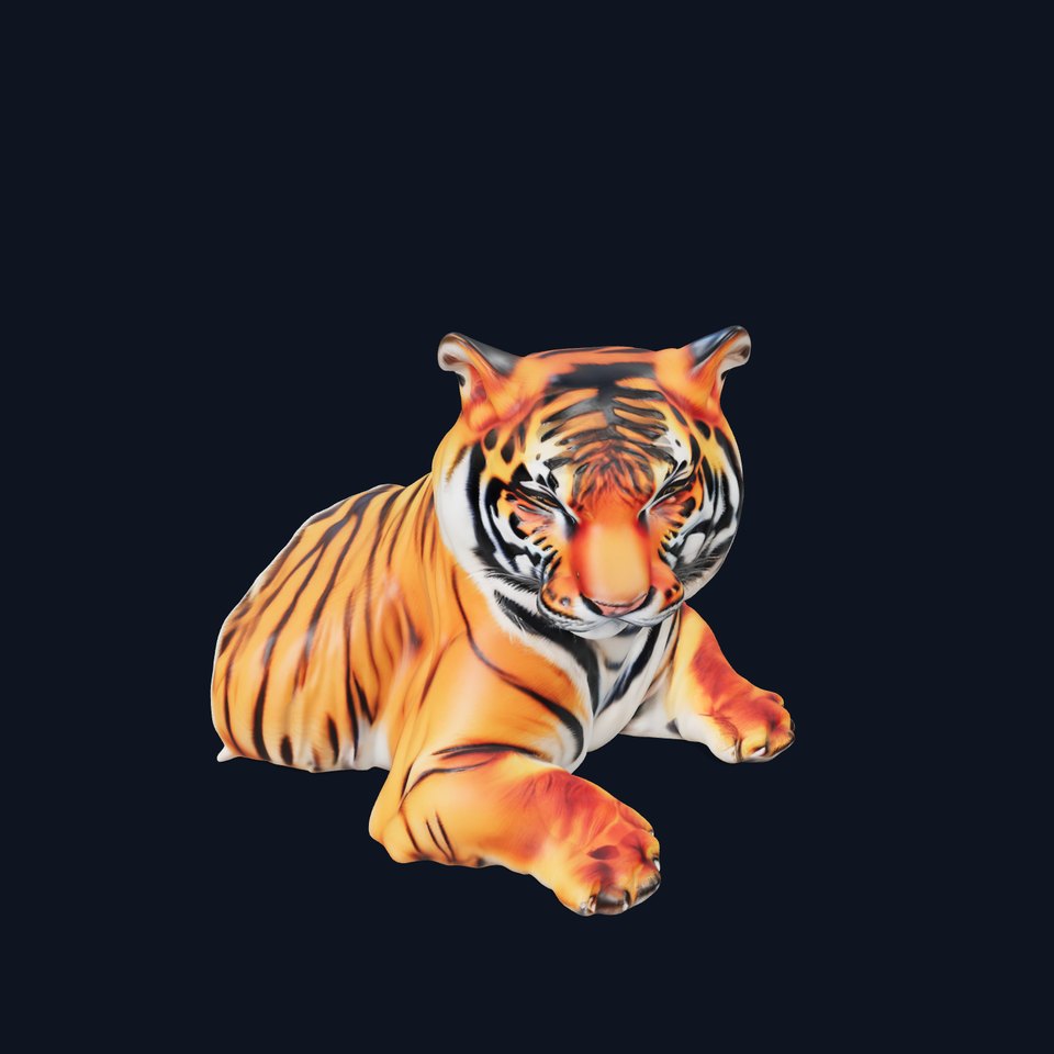 Majestic Tiger Pose model pack
