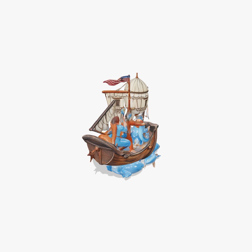 Historic Caravel Ship model pack