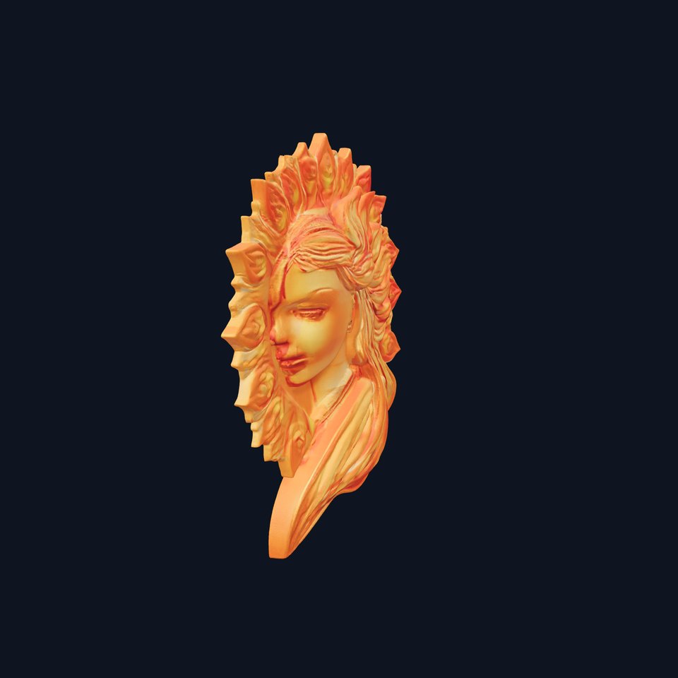 Radiant Sun Goddess model pack