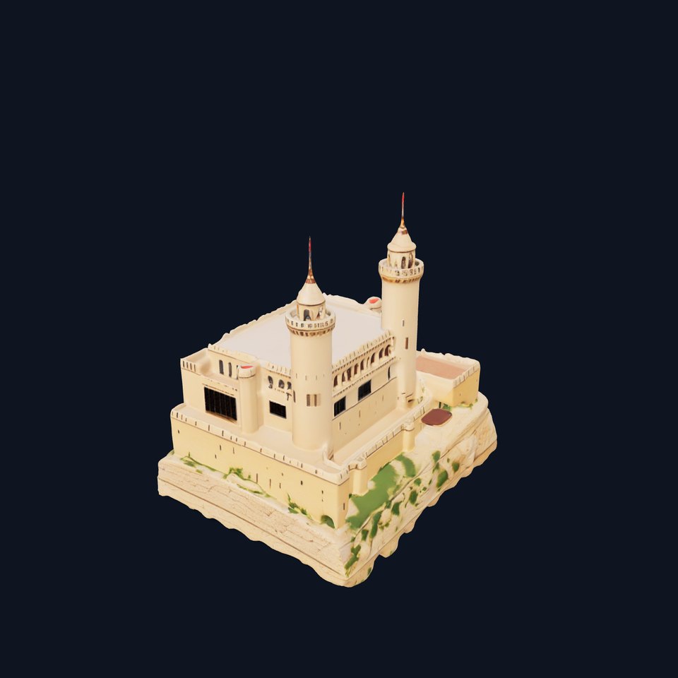 Majestic Castle Fortress model pack