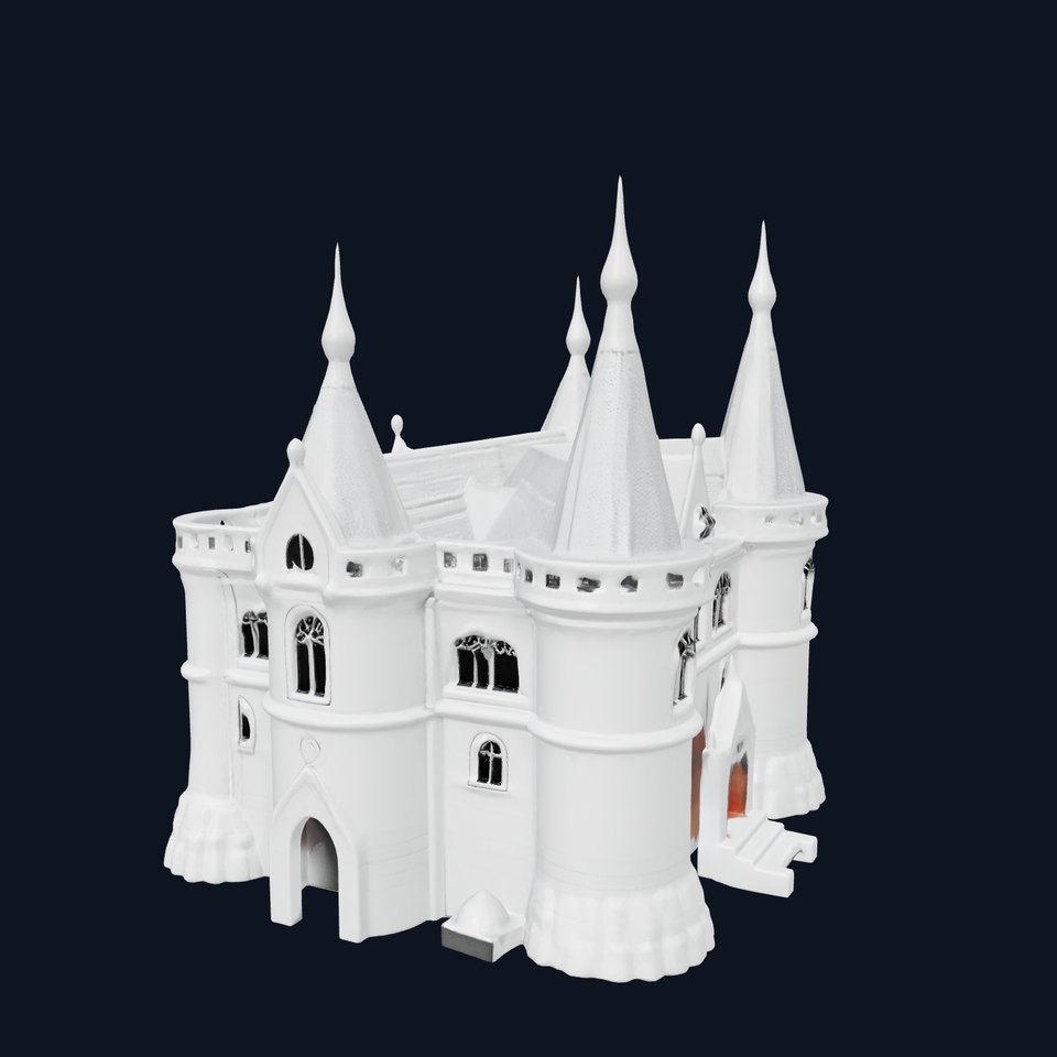 Gothic Castle Architecture model pack