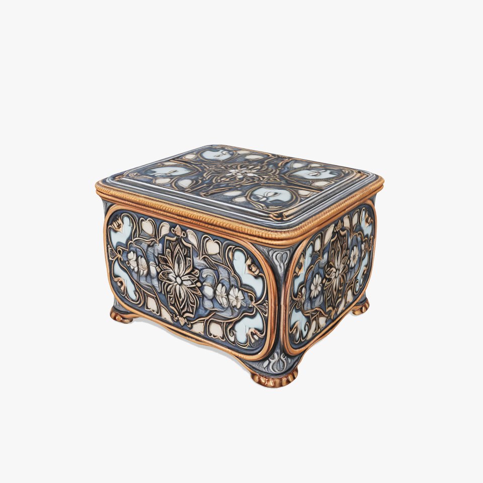 Elegant Ornate Box model pack