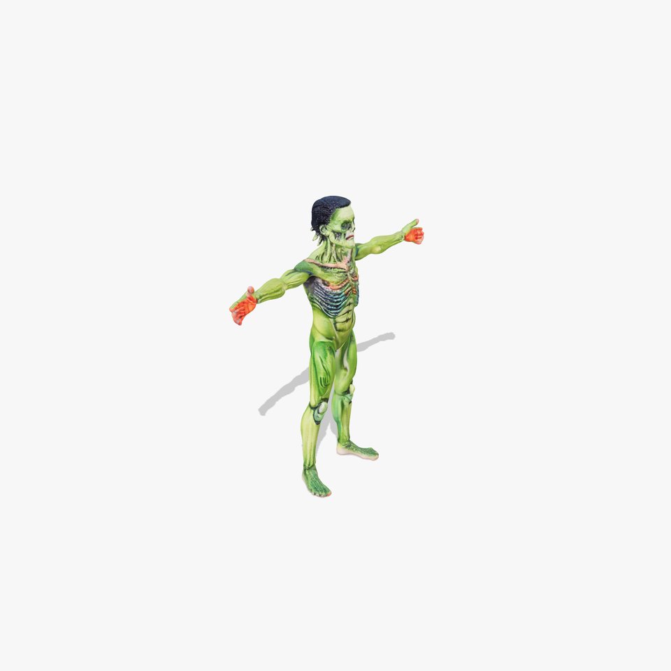 Zombie Warrior Green model pack
