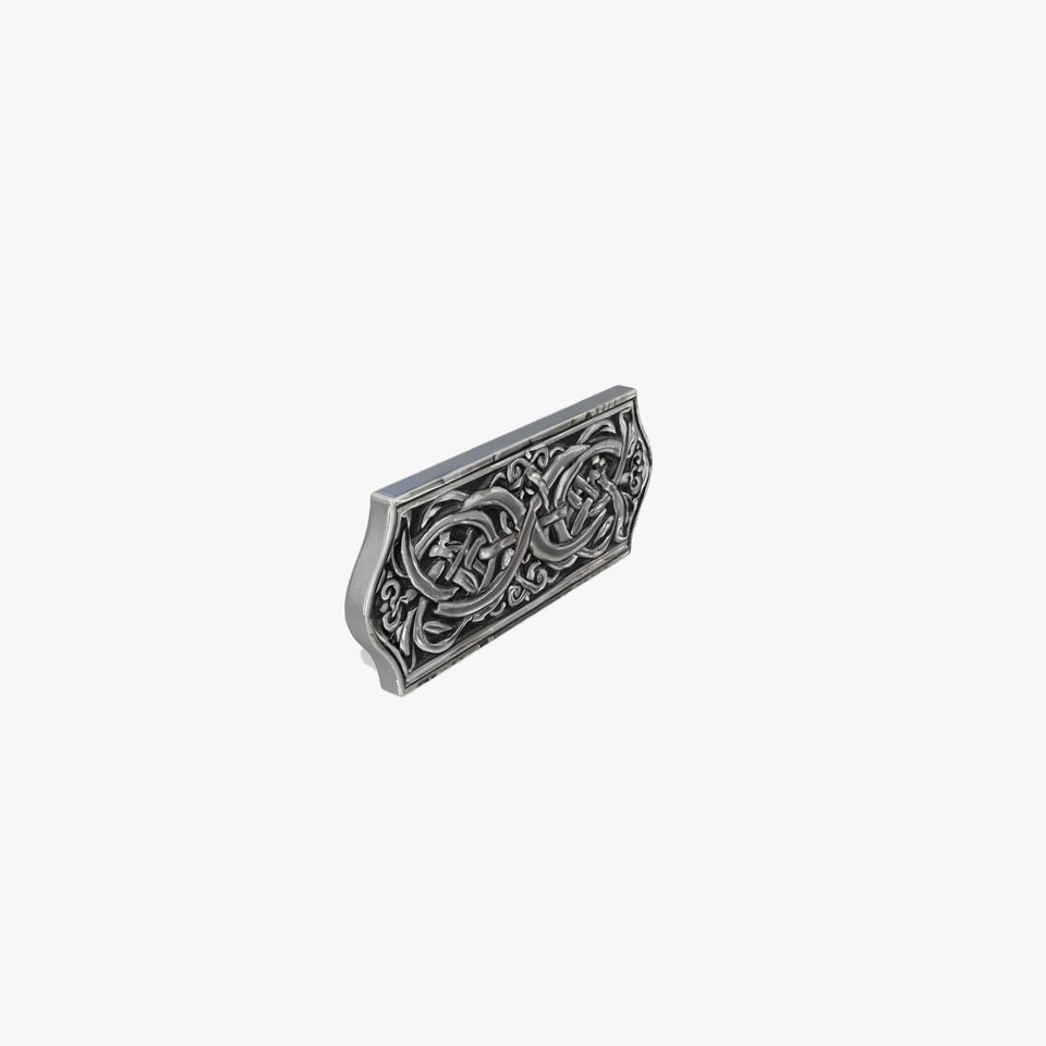 Ornate Silver Plaque model pack