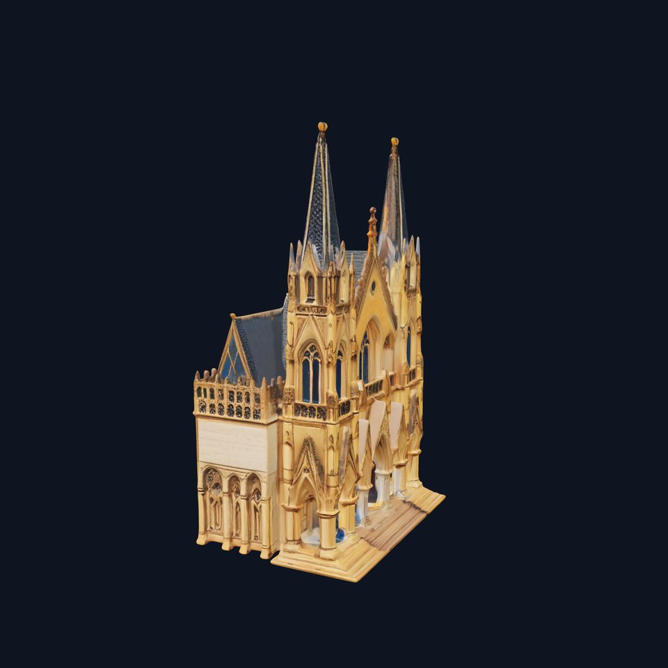 Gothic Cathedral Architecture model pack
