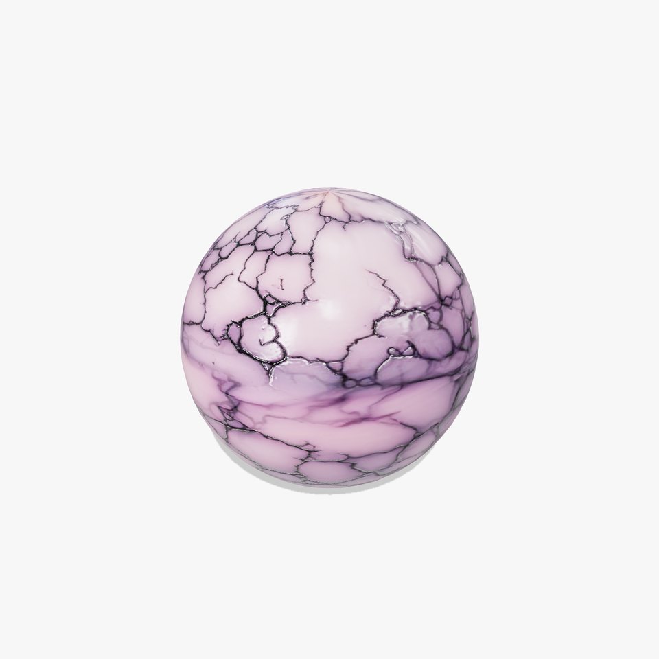 Marble Pink Veined HQ PBR Textures Set