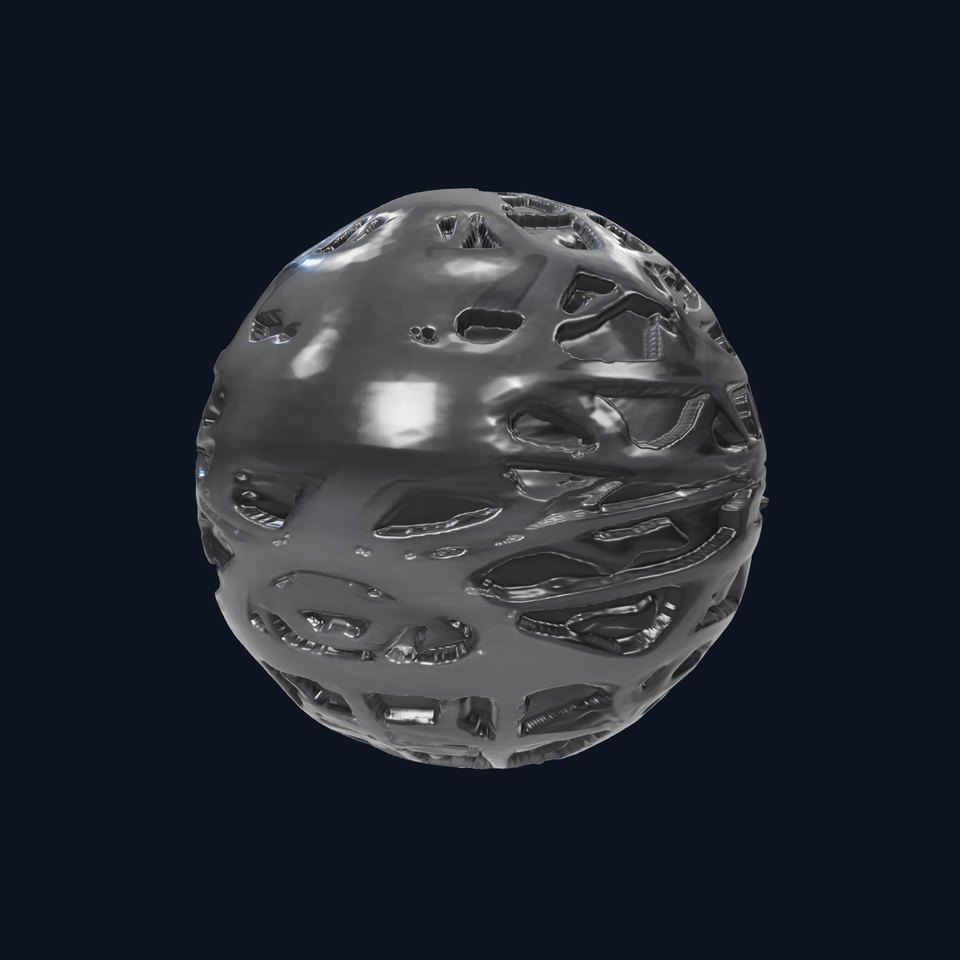 HQ PBR Textures Set Black Geometric Pattern Glossy