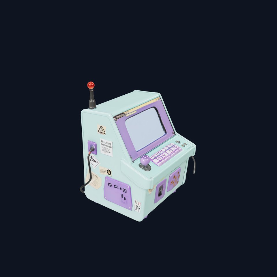 Retro Arcade Console model pack