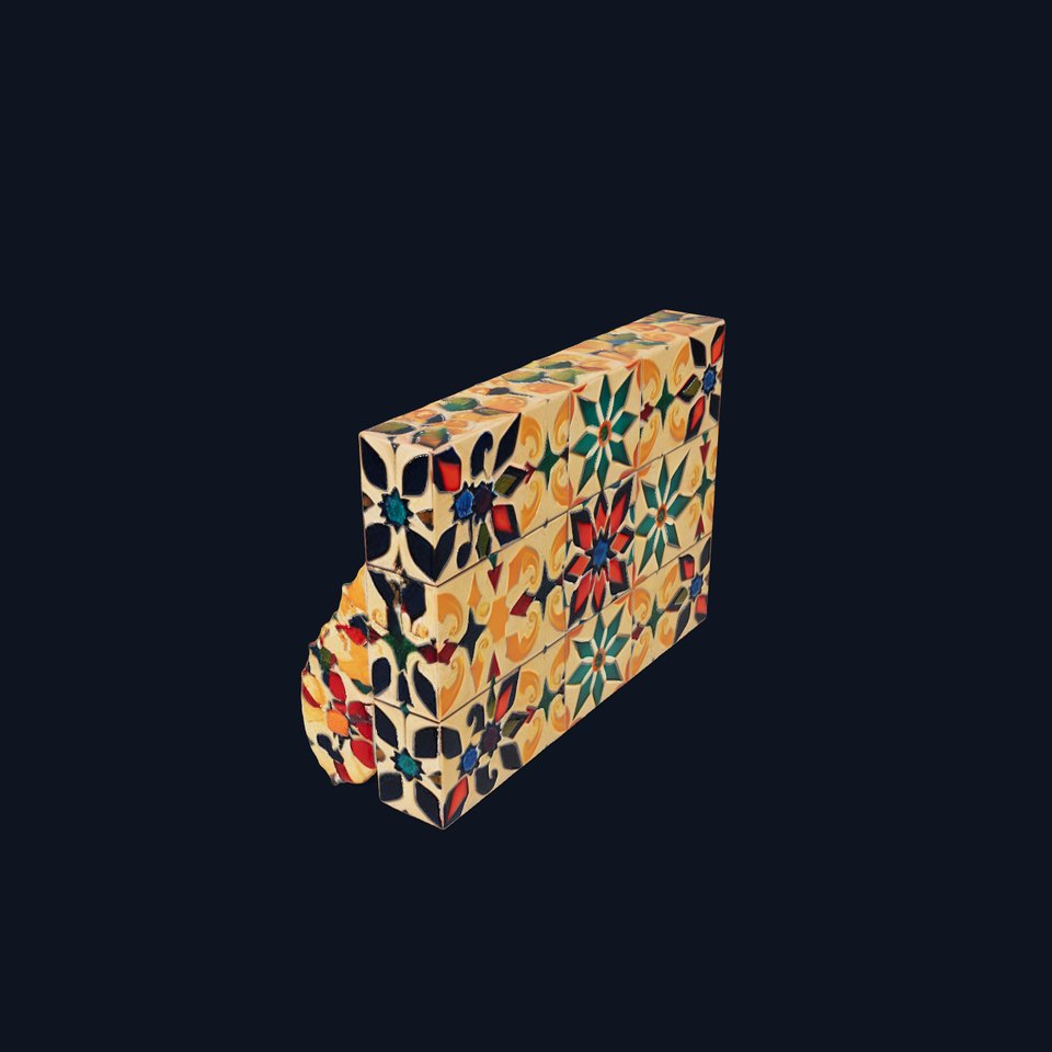 Ornate Ceramic Tile model pack