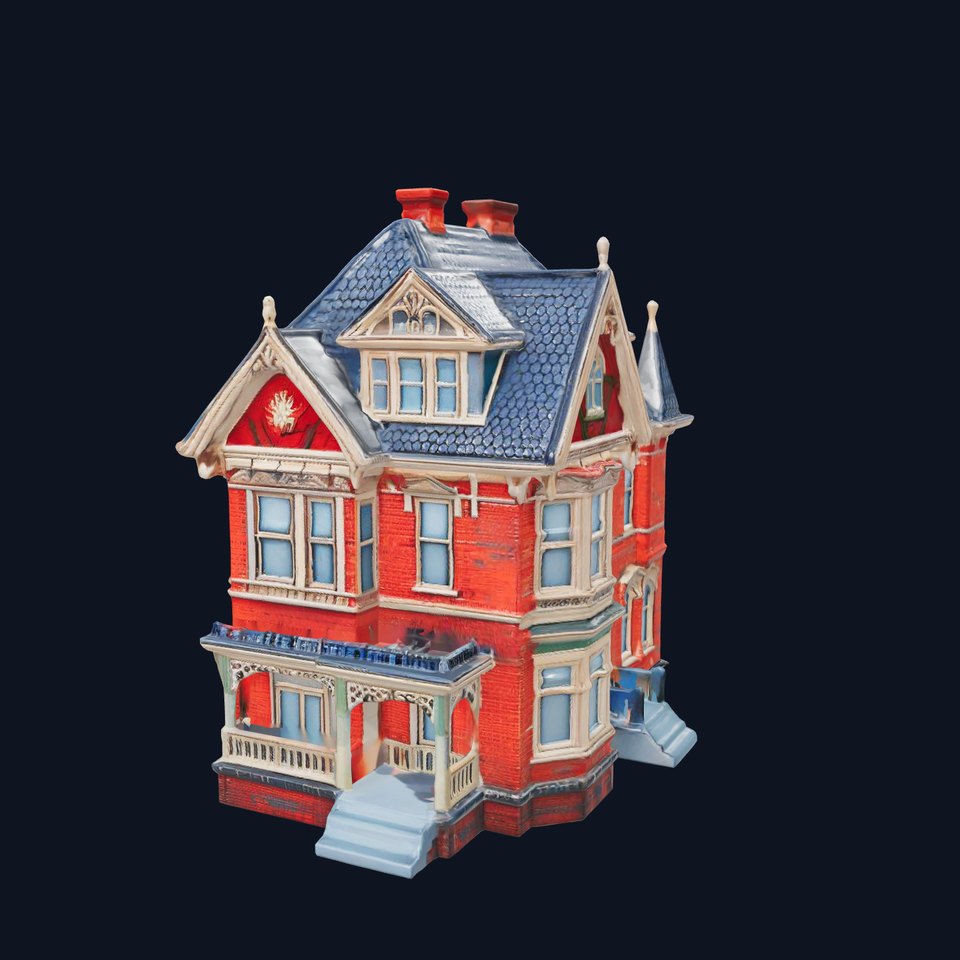 Victorian Brick House model pack