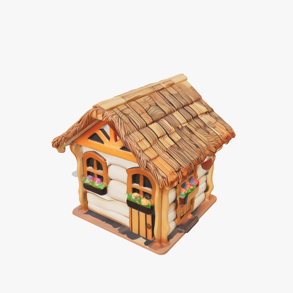 Charming Rustic Cottage model pack