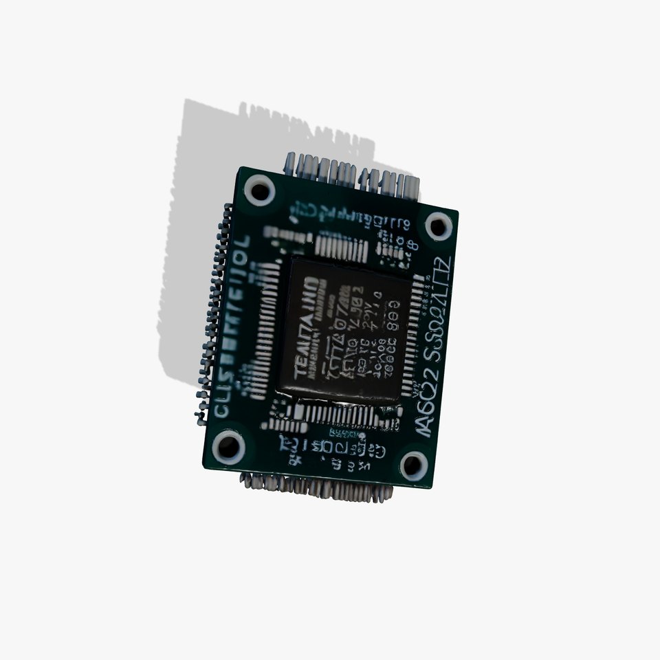 Green Circuit Chip model pack