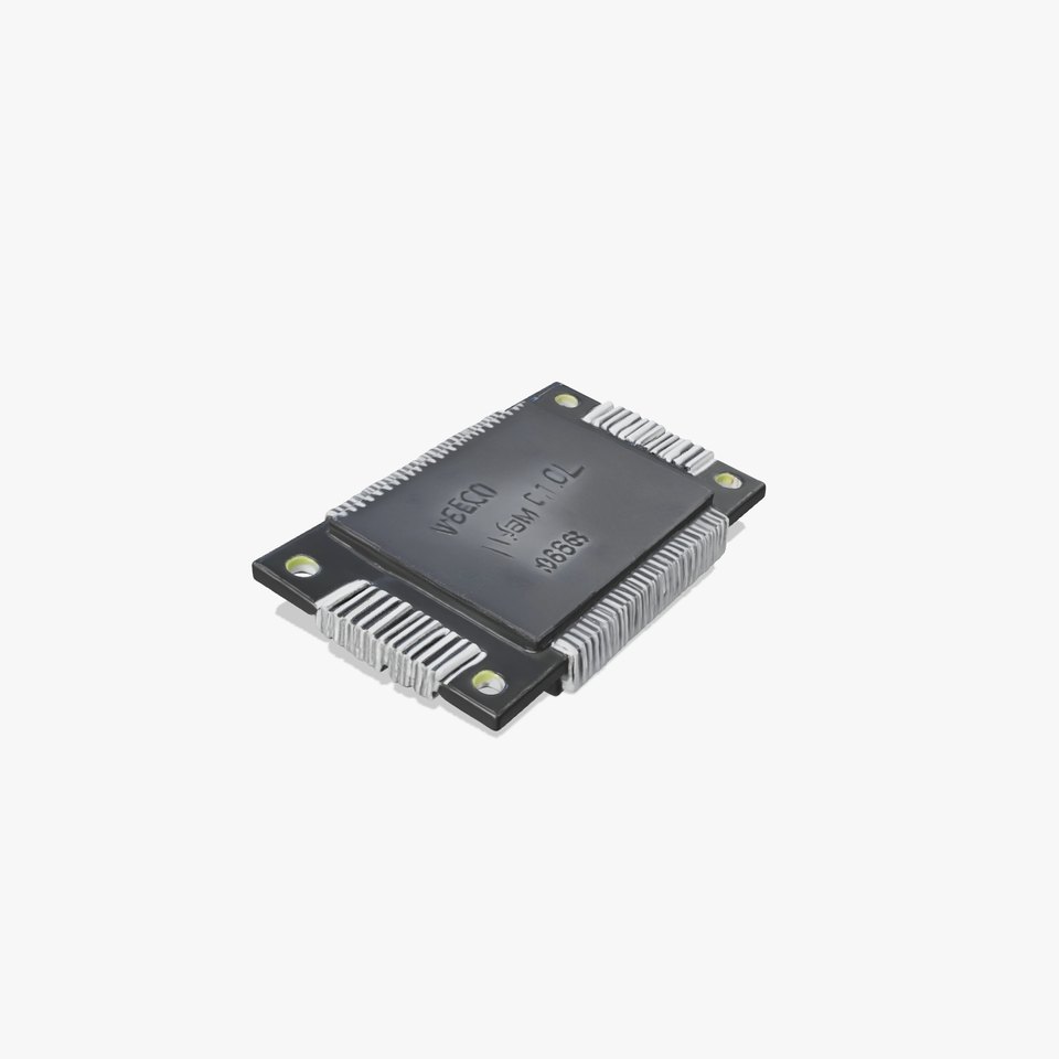 Silver Microchip model pack