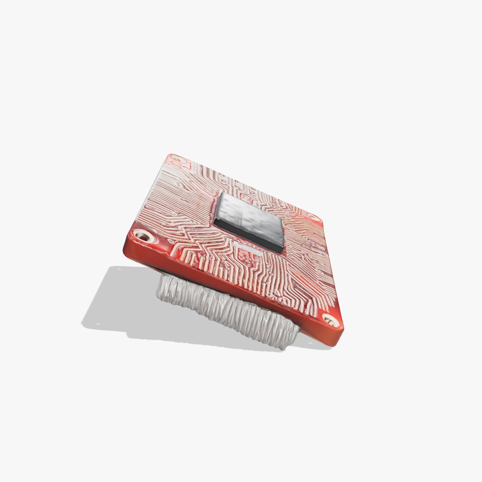 Red Circuit Chip model pack