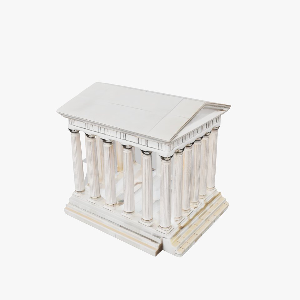 Classical Greek Temple model pack