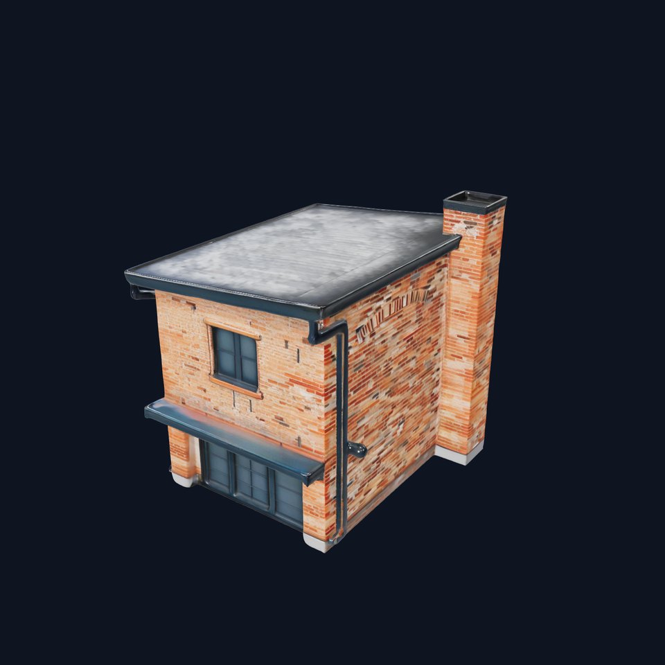 Red Brick House model pack