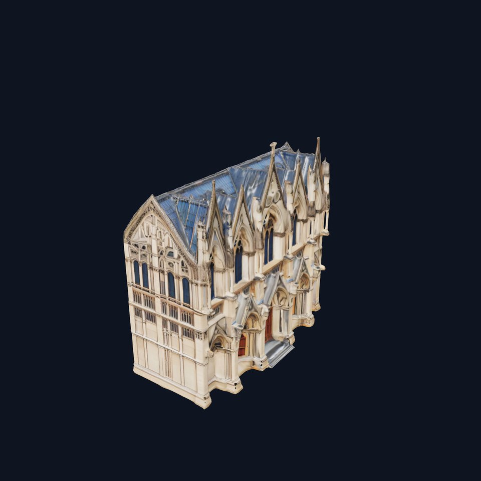 Gothic Cathedral Facade model pack