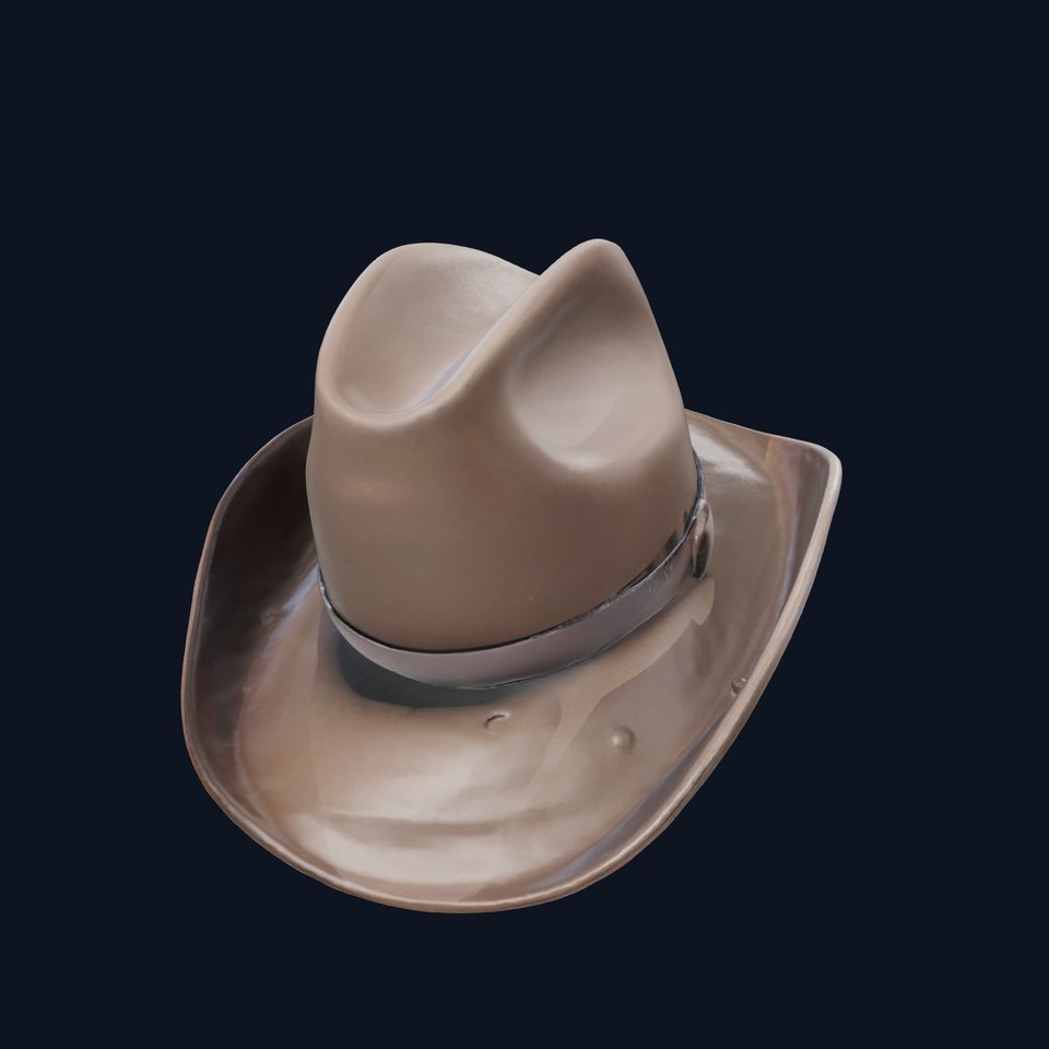 Elegant Black Fedora model pack