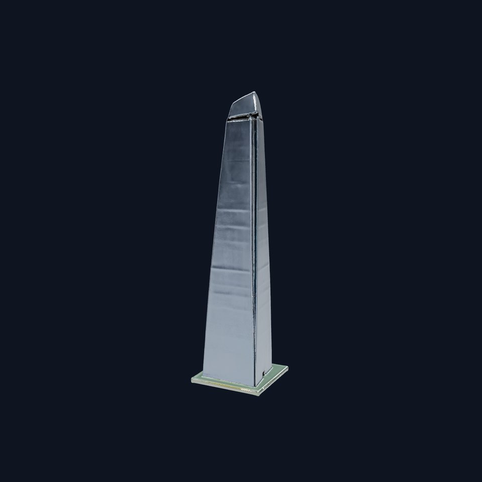 Sleek Glass Obelisk model pack