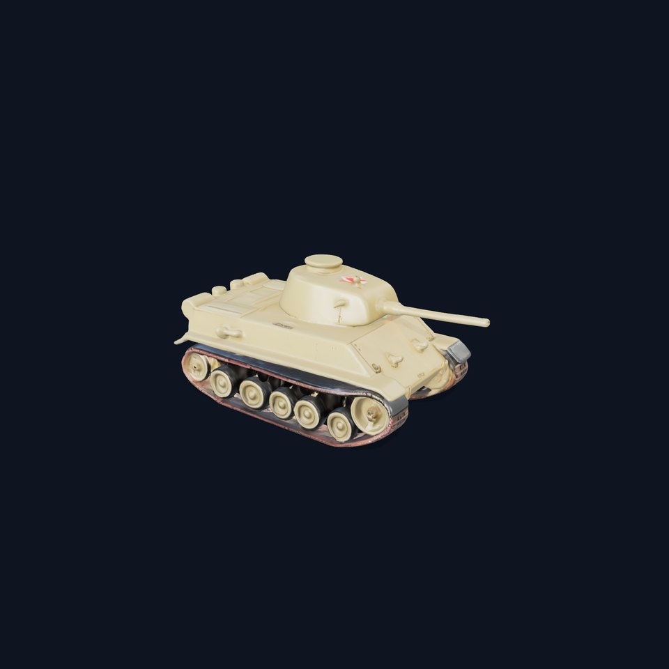 Olive Green Tank model pack