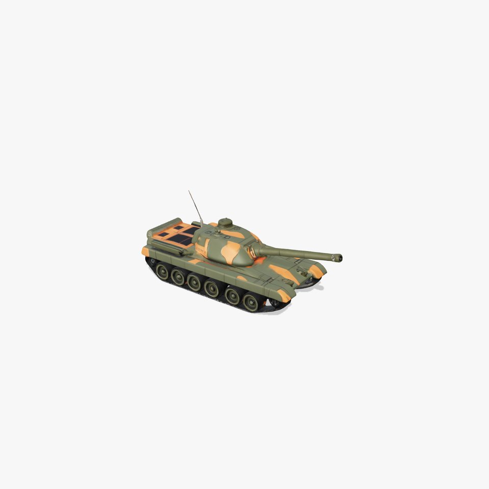 Camo Battle Tank model pack