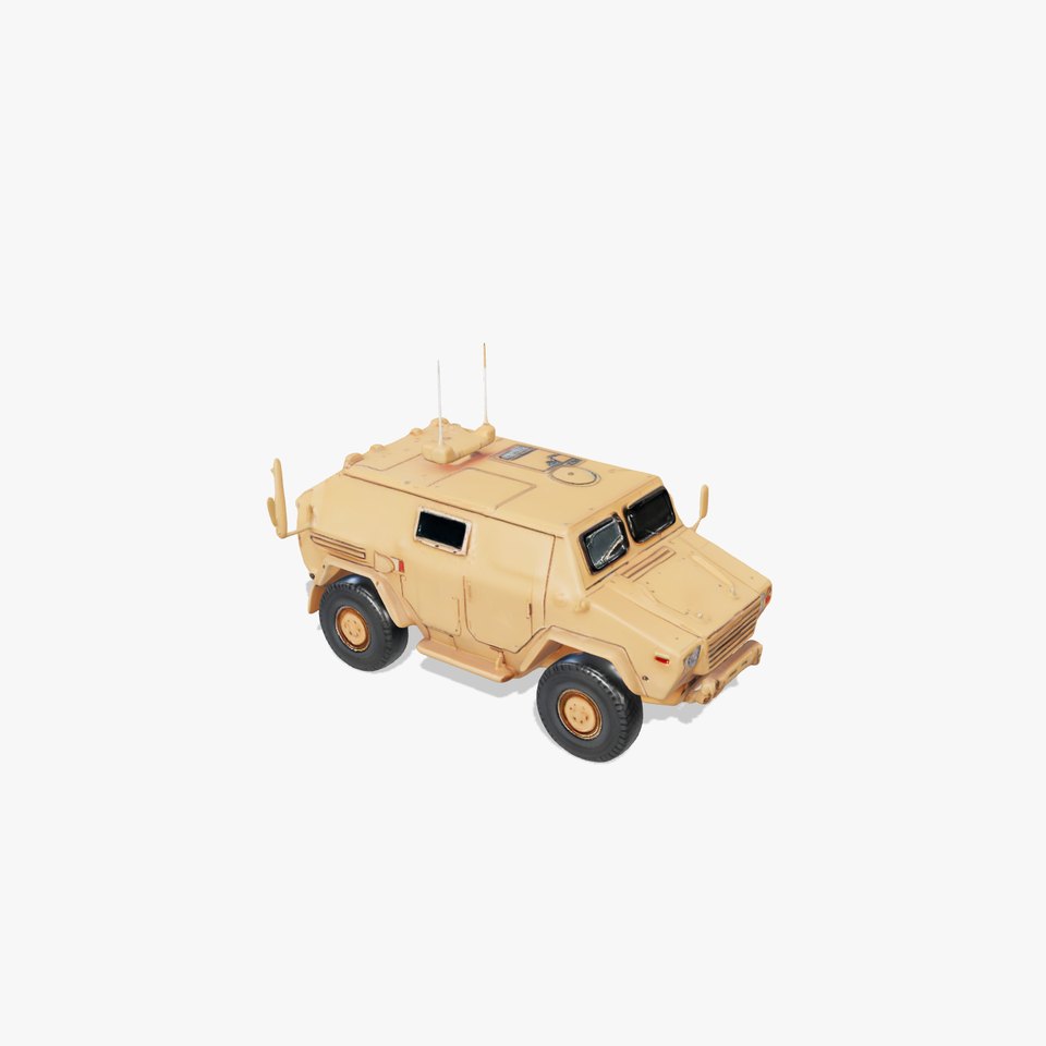 Desert Armored Vehicle model pack