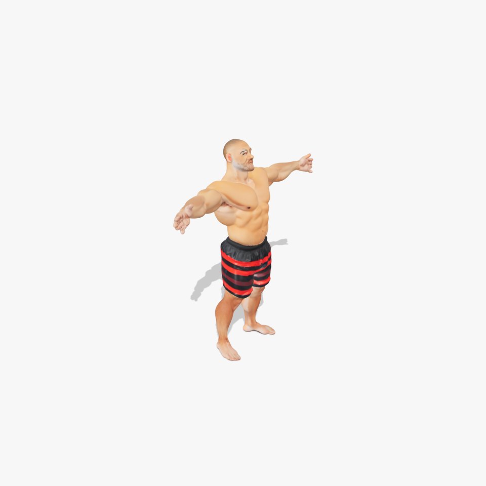 Muscular Athlete model pack