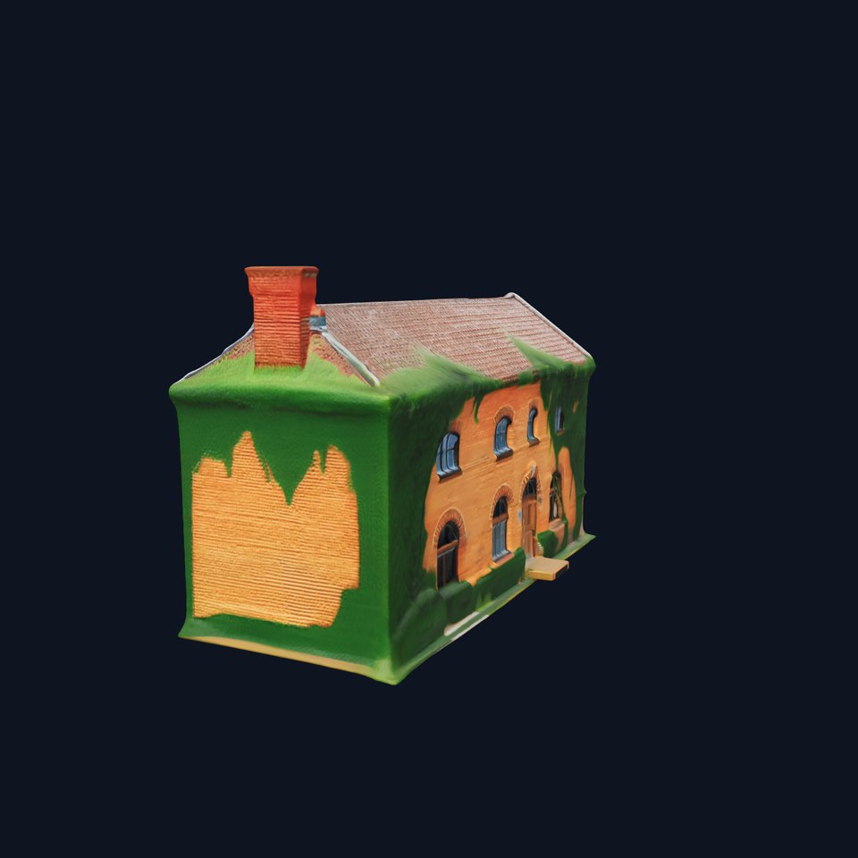Rustic Brick House model pack