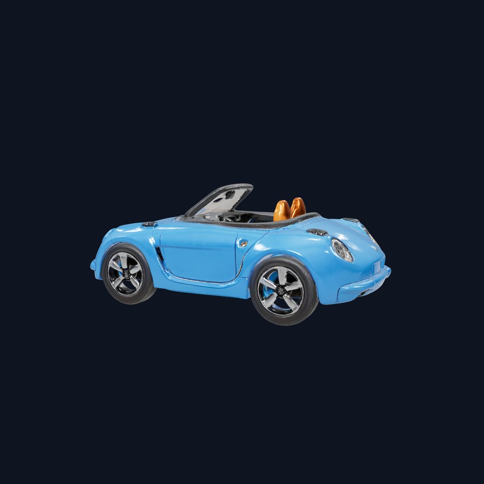 Azure Convertible Car model pack