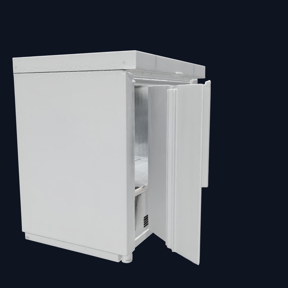 Stainless Steel Freezer model pack