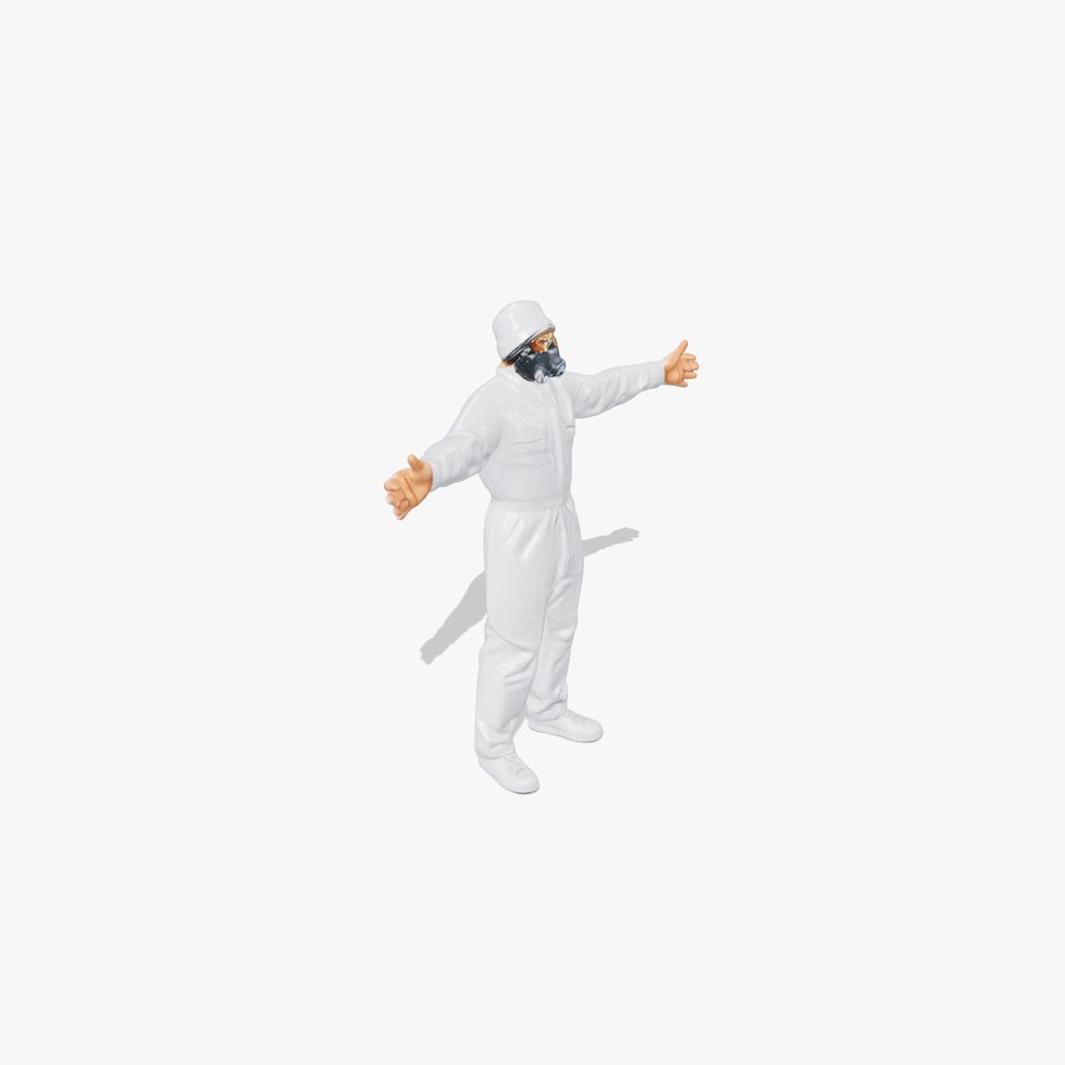White Hazmat Suit model pack