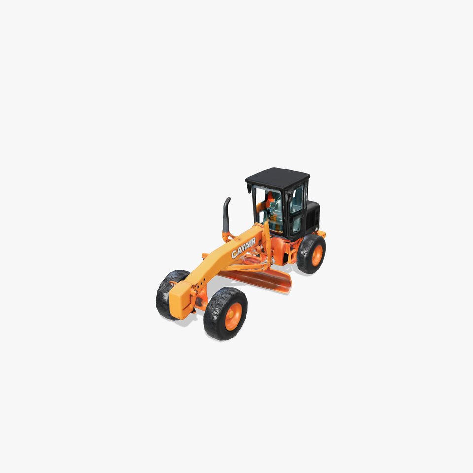 Orange Road Grader model pack