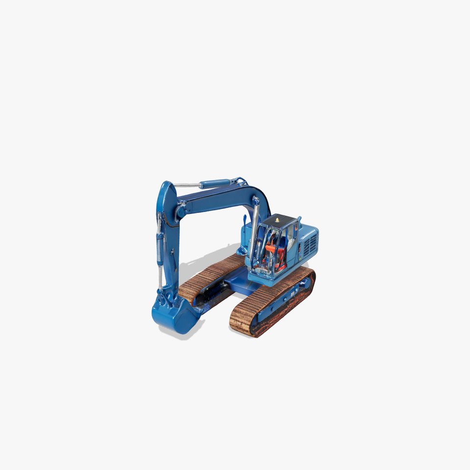 Steel Blue Excavator model pack