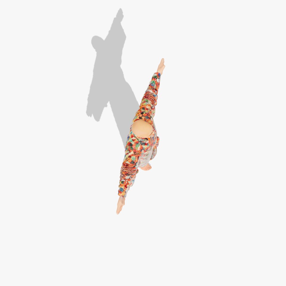 Vibrant Mosaic Kimono model pack