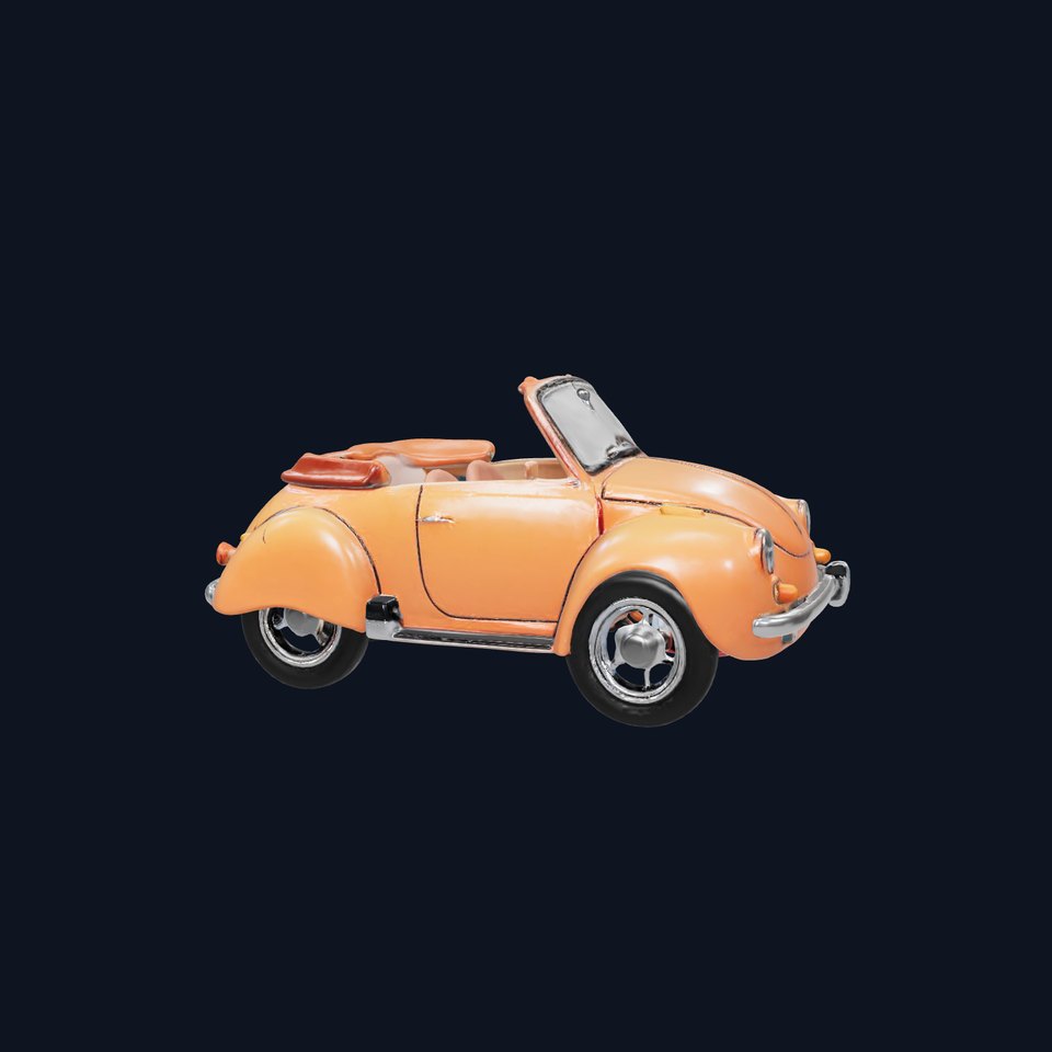 Vintage Peach Convertible model pack
